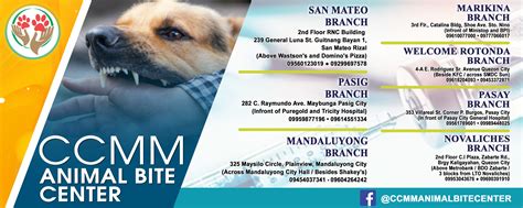 ccmm animal bite center pasay|Prevent Rabies: List of Animal Bite Centers Near You.